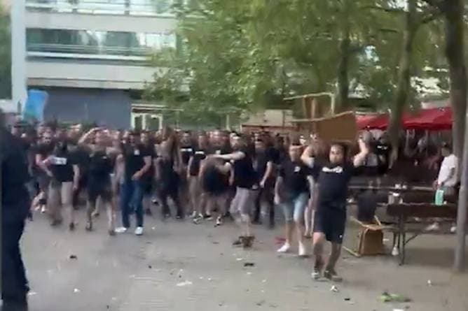 Brutale Fan-Randale vor Finale