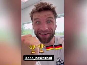 Nicht nur Millionen Fans fierbten mit dem DBB-Team im Finale mit - auch einige Sportler gratulierten den Basketballern zu ihrem EM-Triumph. 
