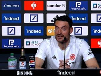 Die letzte Trainingseinheit vor dem Eintracht-Debüt von Trainer Albert Riera hatte Überlänge. Der Spanier erklärt, warum – und was er bei seinen Spielern bereits jetzt sehen konnte.