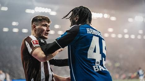 St. Pauli vs. HSV: Viel Kampf im Derby