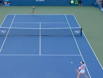 Eva Lys bleibt in der zweiten Runde der US Open gegen die an Nummer fünf gesetzte Mira Andreeva chancenlos und verliert klar mit 0:6 und 2:6.