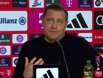 Bei einer Frage zu der Arbeit von Vincent Kompany in seinen ersten 19 Monaten beim FC Bayern gerät FCB-Sportvorstand Max Eberl ins Schwärmen. 