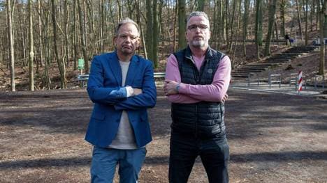 Hajo Seppelt (l.) und Jörg Mebus (r.)