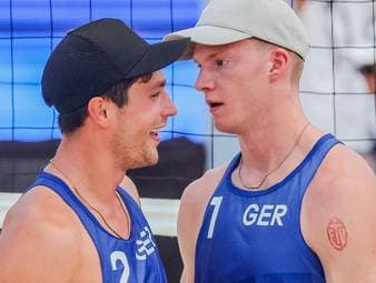 Deutsche Beachvolleyball-Duos glänzen