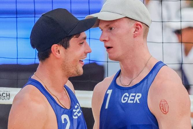Deutsche Beachvolleyball-Duos glänzen