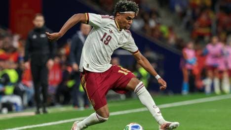 Yamal im Spiel gegen Ägypten