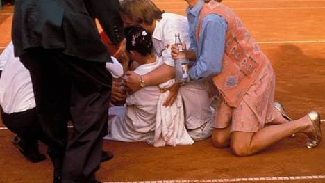 Monica Seles wurde 1993 in Hamburg von Günter Parche niedergestochen