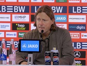 Bei der Bundesliga-Partie zwischen dem 1. FSV Mainz 05 und dem VfB Stuttgart kommt es zu einem medizinischen Notfall im Block der Mainzer. Nach Ende des Spiels spricht M05-Trainer Bo Henriksen über den Vorfall. 