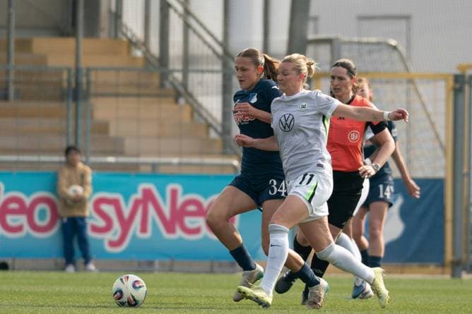 Wolfsburg schlägt TSG im Topspiel - Popp verletzt