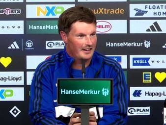 HSV-Trainer Merlin Polzin deutet eine Klärung seiner Vertragsverlängerung bei den Hamburgern in naher Zukunft an.