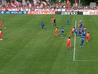 Der 1. FSV Mainz 05 von Trainer Urs Fischer nimmt die erste Hürde im DFB-Pokal mit Leichtigkeit dabei überragen vor allem Nadiem Amiri und Phillip Tietz.