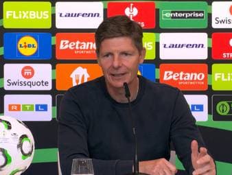 Oliver Glasner beendet seine Zeit bei Crystal Palace mit dem Gewinn der Europa Conference League. Ein Journalist fragt vorsichtshalber nach, ob ihn das doch zum Bleiben bewegen könnte.