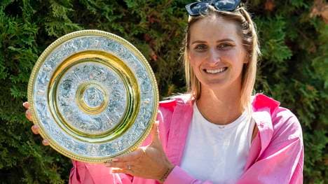 Marketa Vondrousova siegte 2023 in Wimbledon