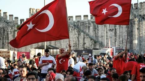 Türkei-Fans beim ersten Gruppenspiel