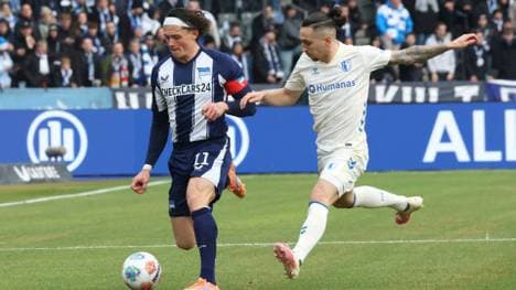 Hertha musste sich Magdeburg geschlagen geben