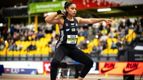 Yemisi Ogunleye kämpft in Torun um eine Medaille