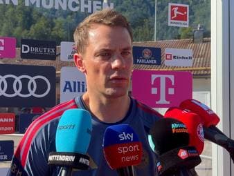 Im Trainingslager am Tegernsee spricht Manuel Neuer über die Neuzugänge Ismael Saibari und Nathaniel Brown. Der Bayern-Kapitän ist überzeugt, dass beide dem Team zusätzliche Qualität und neue Energie geben werden.