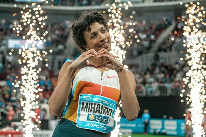 Mihambo nach Saisonstart happy