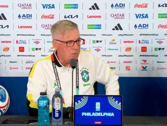 Trainer Carlo Ancelotti betont, dass trotz der schwachen Leistung Brasiliens beim Unentschieden gegen Marokko noch kein Grund zur Panik herrsche. 