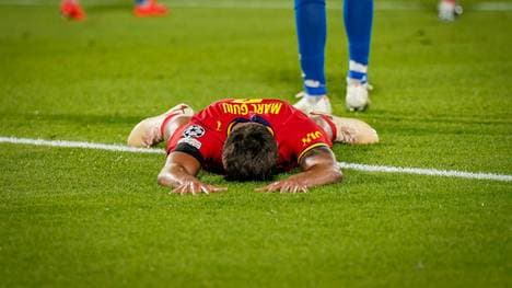 Marc Guiu hat mit RB Leipzig mit 1:4 gegen Como verloren
