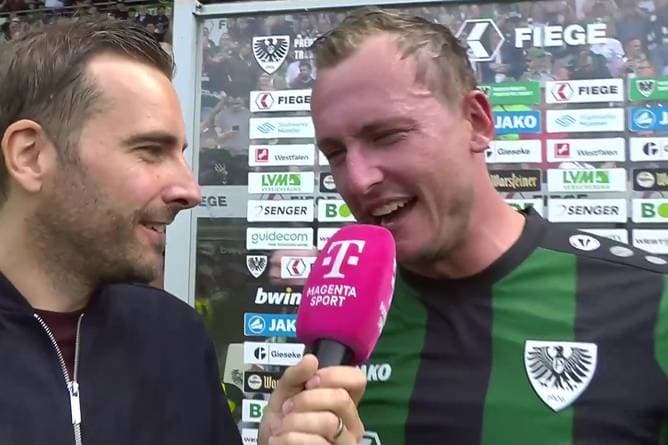 Was ist denn mit ihm los?! Aufstiegsheld gibt Kult-Interview