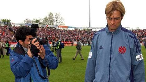 Jürgen Klopp nach der bitteren Mainzer Niederlage bei Union Berlin 2002