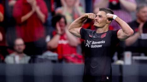 Patrik Schick von Bayer Leverkusen hat derzeit einen Lauf