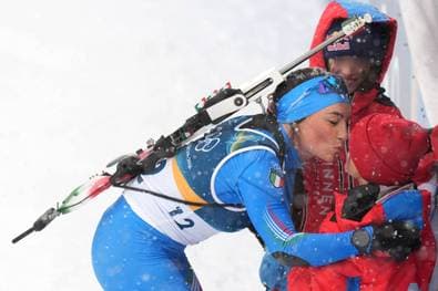 Eine schillernde Ikone sagt Ciao