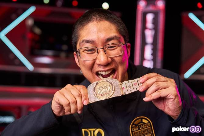 Der neue Main Event Champion Jonathan Tamayo