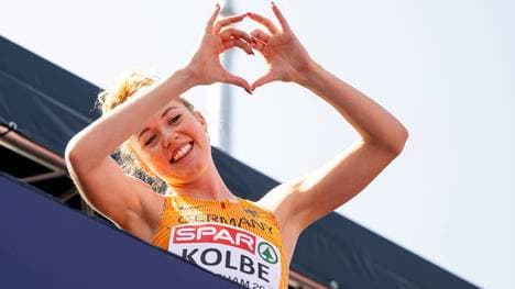 Smilla Kolbe führt eine neue Leichtathletik-Generation an
