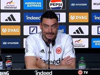 Der neu vorgestellte Eintracht-Frankfurt-Trainer Albert Riera vergleicht den Start in Hessen mit einer neuen Freundin und einem gewissen Gefühl.