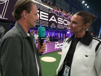 Im Interview mit SPORT1 erzählt Laura Wontorra von ihrer Begeisterung für die Icon League. Viele Menschen würden dabei nicht sehen, wie viel Einsatz und Energie sie in ihr Team stecken würde.
